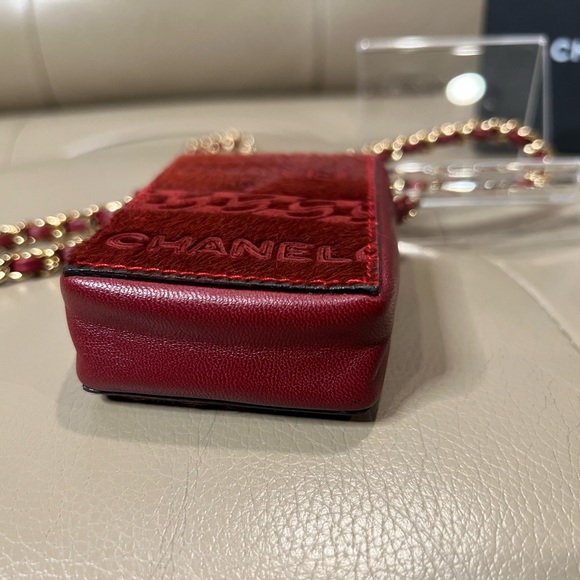RARE▪️Micro CHANEL Pony & Leather lipstick BAG - Picture 5 of 11